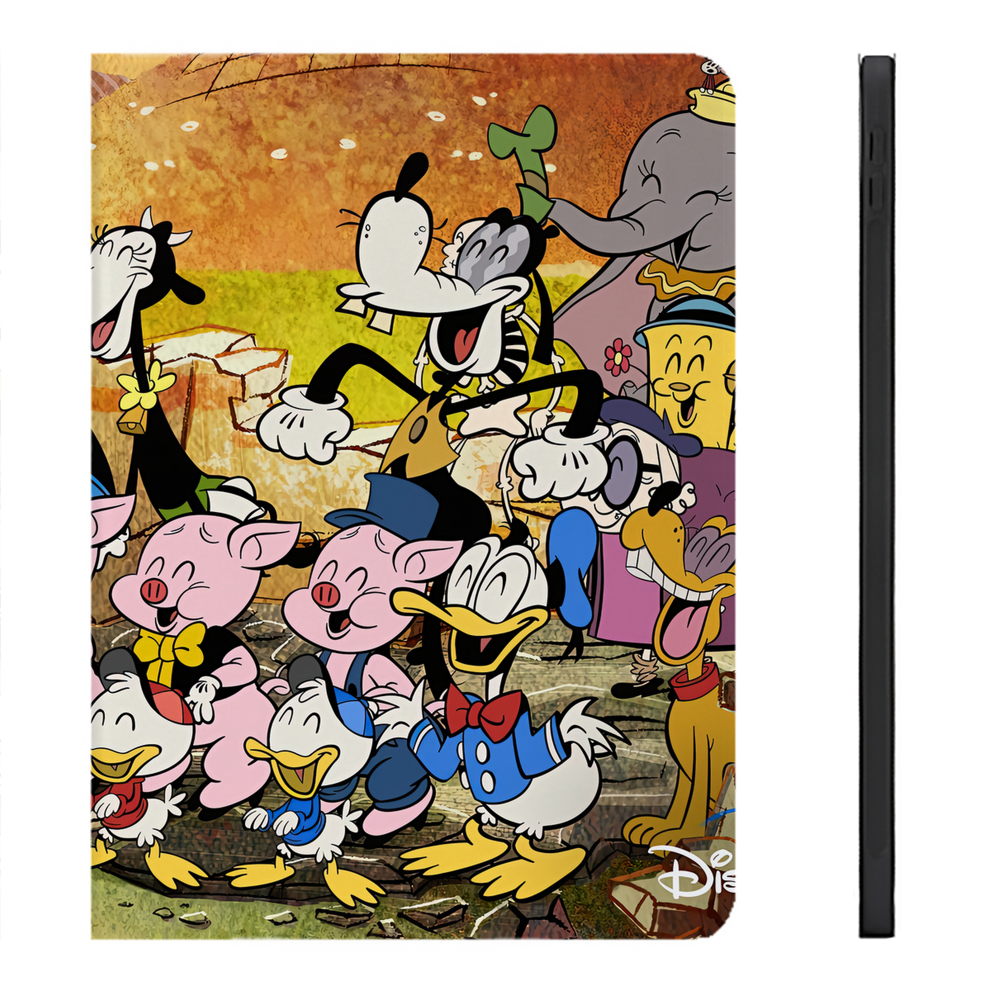 （画像用） ミッキーマウス Mickey Mouse IPadケース ペンホルダー付き ブックスタイルデザイン